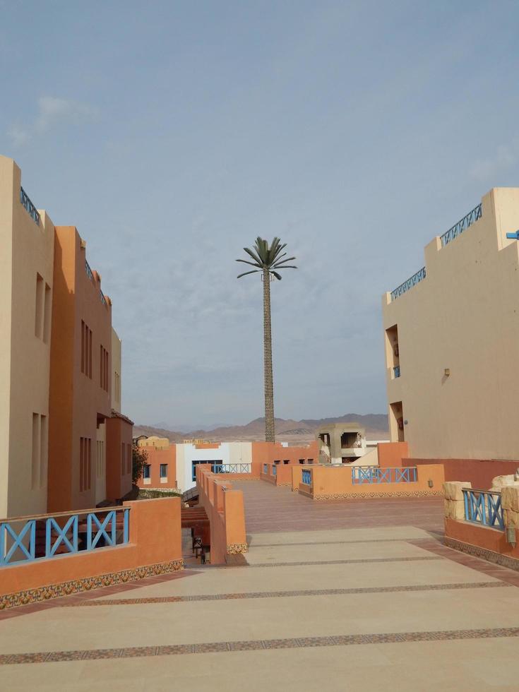 vila i en semesterort och hotell i egypten sharm el sheikh foto