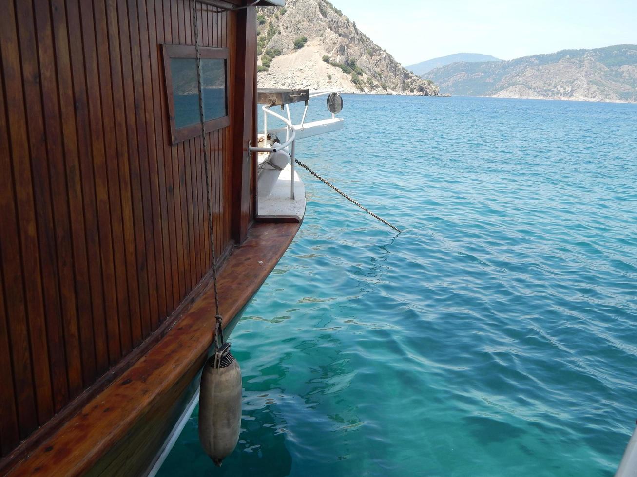 segling marina av marmaris i turkisk semesterort vid Egeiska havet foto