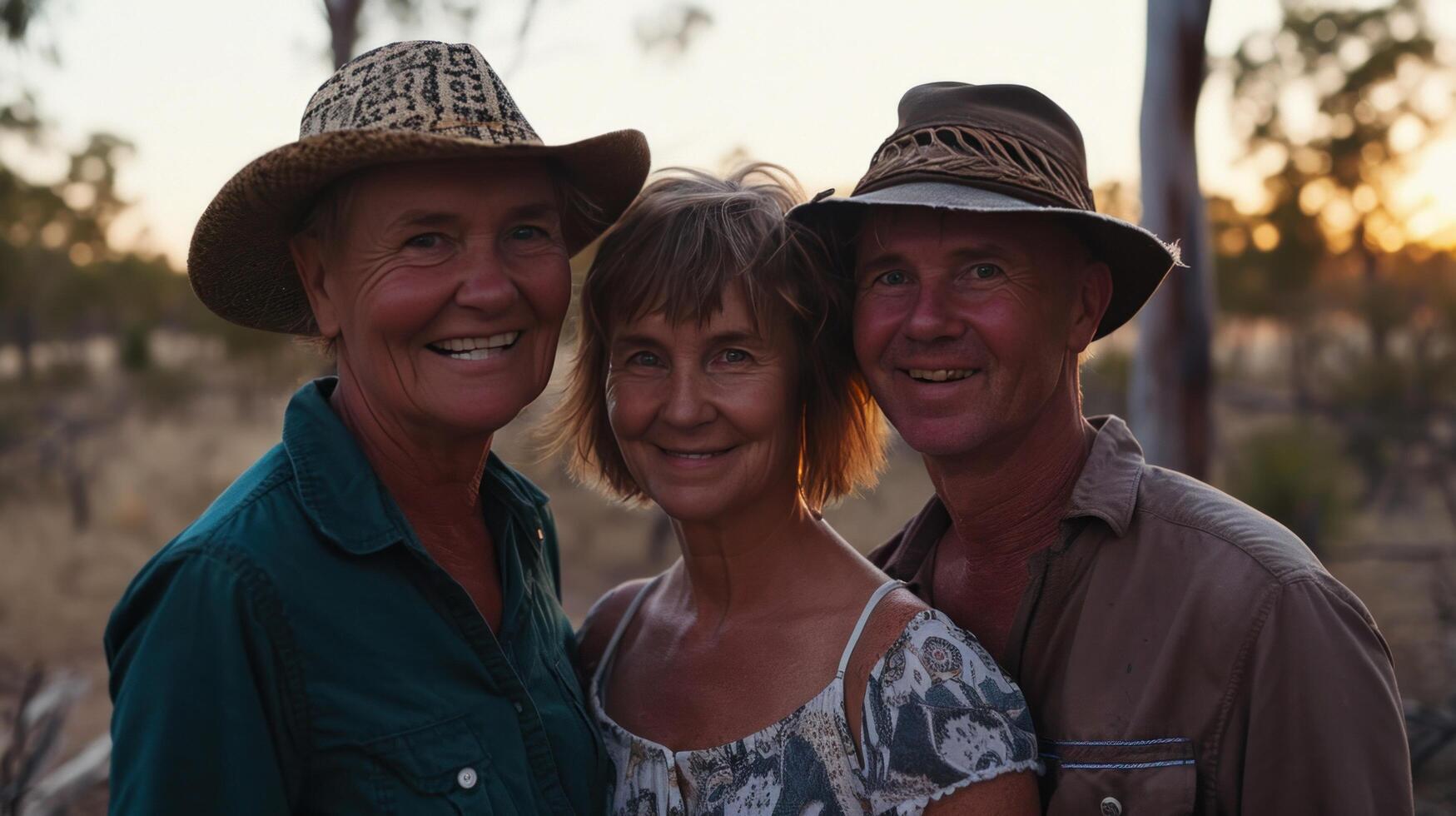 ai genererad familj leende för familj ler foto