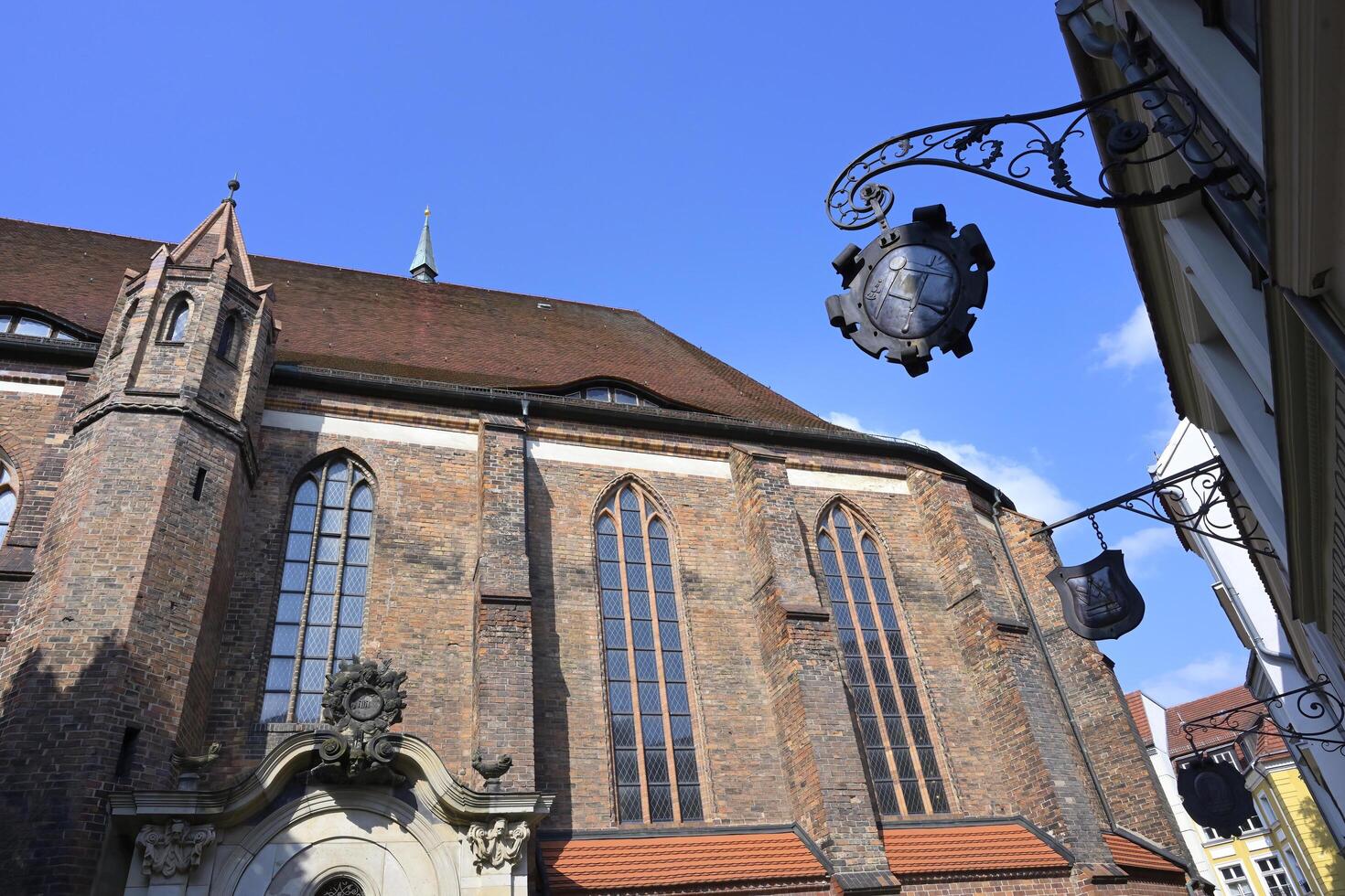 berlin, Tyskland, 2021 - helgon nicholas kyrka, nikolai distrikt, berlin, Tyskland foto