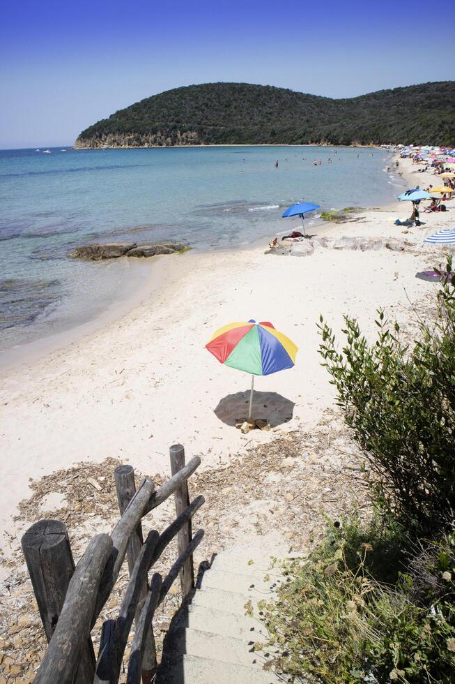 de förtrollade strand av cala violin toascana foto