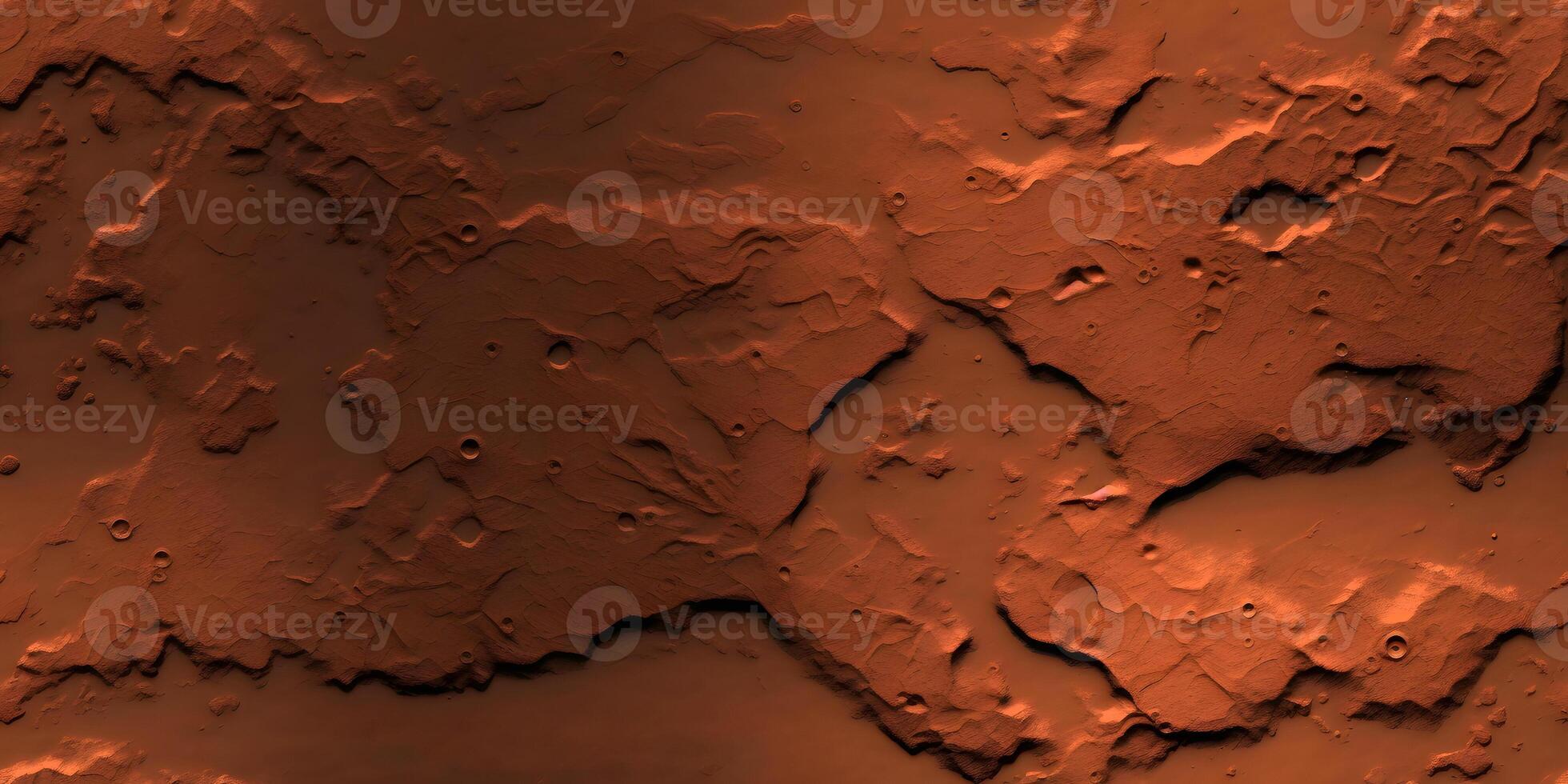 ai genererad sömlös textur av martian yta, neuralt nätverk genererad bild foto