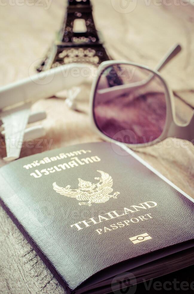 pass för resa utomlands. foto