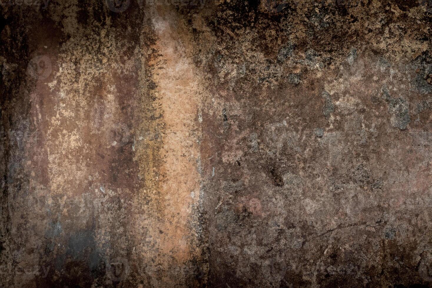 mörk tona gammal riden vägg textur bakgrund foto