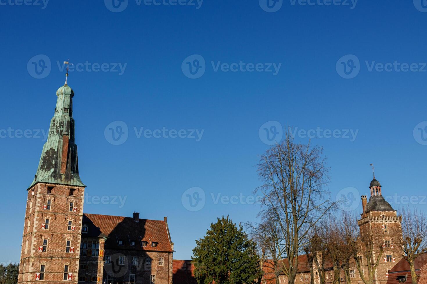 de slott av Raesfeld, i Tyskland foto