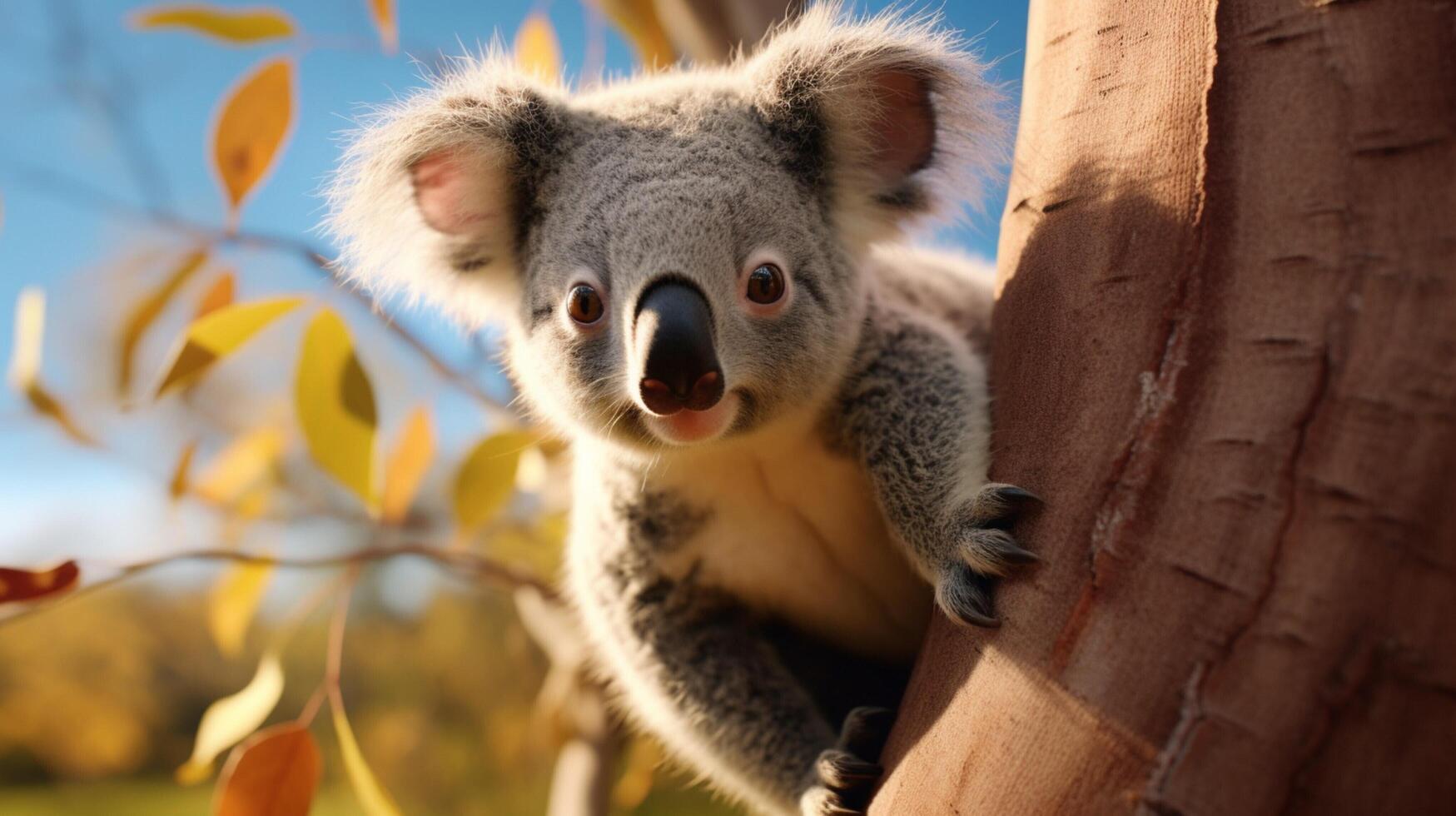 ai genererad koala hög kvalitet bild foto