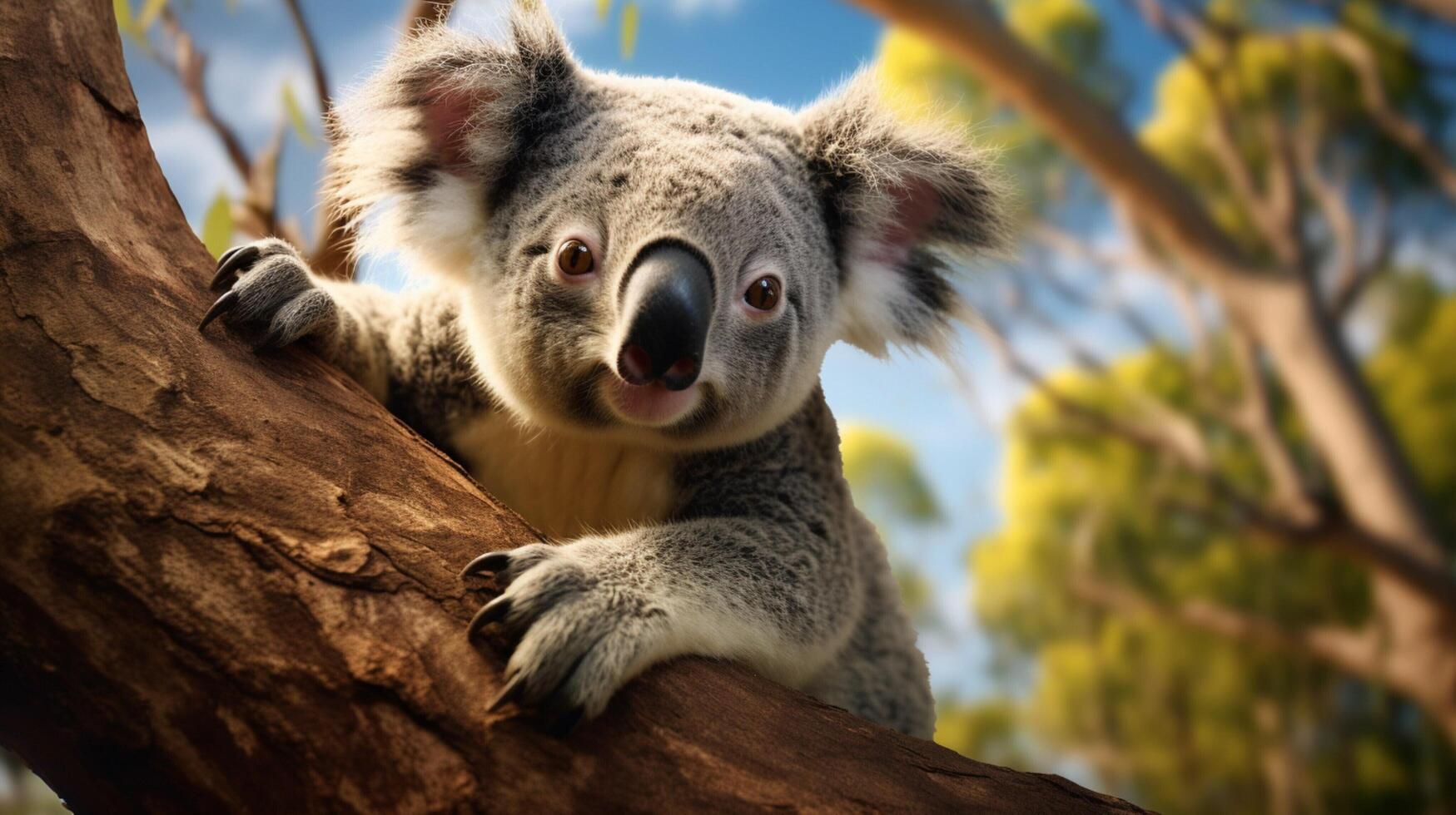 ai genererad koala hög kvalitet bild foto