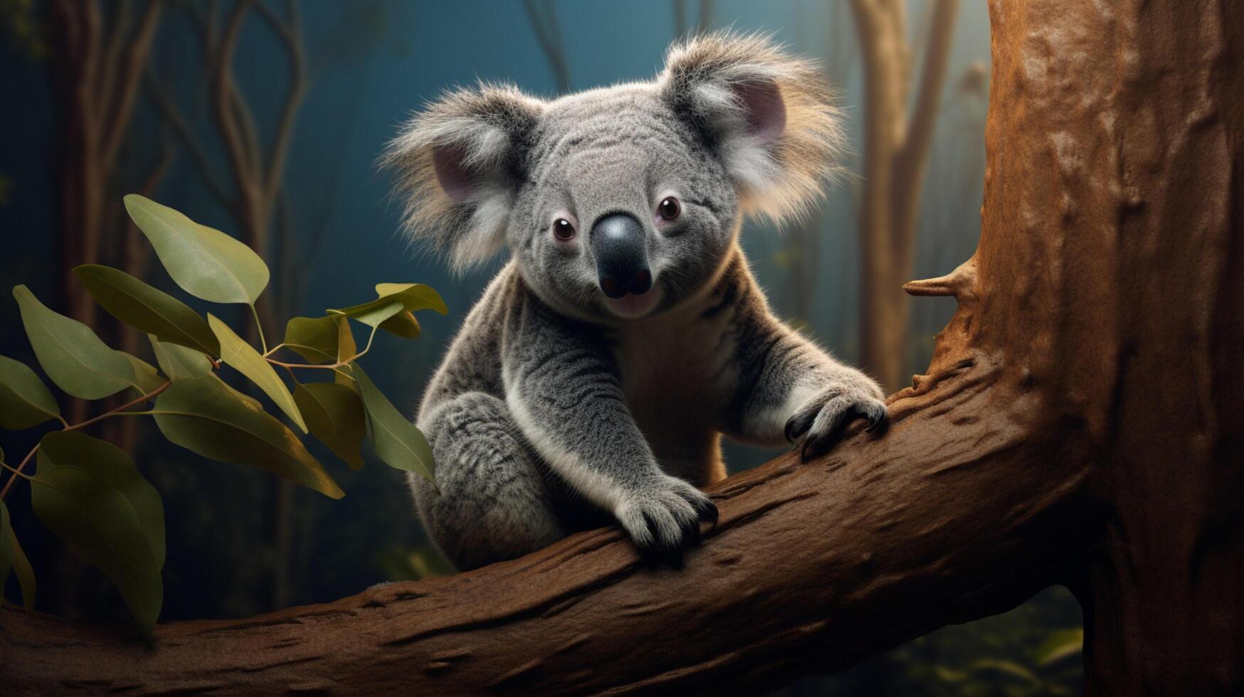 ai genererad koala hög kvalitet bild foto