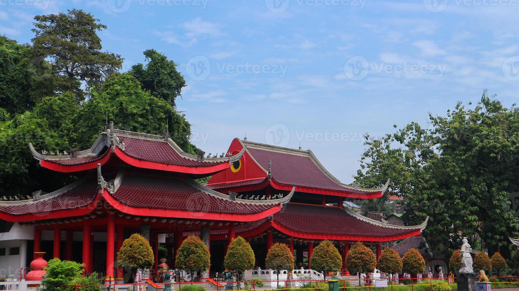 semarang, 4 Mars 2023 - sam poo kong tempel i semarang på central java i Indonesien. klenteng sam poo kong, topp turist destination i semarang indonesien foto