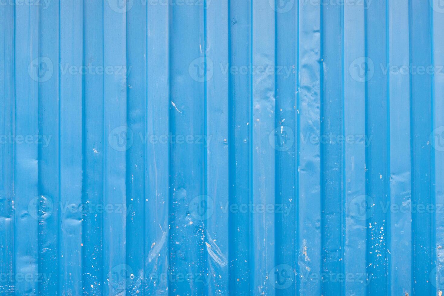 blå frakt behållare vägg textur foto