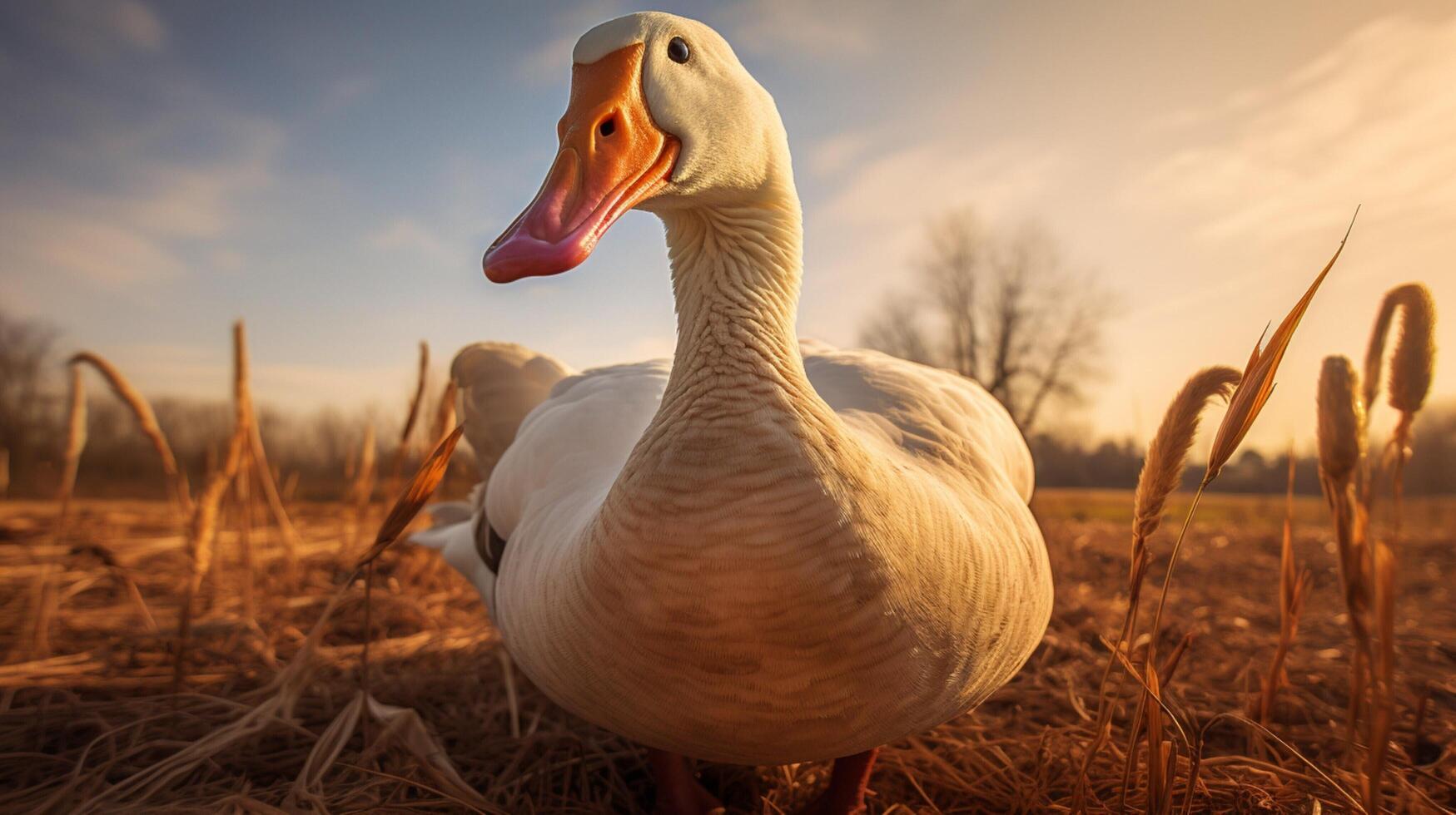 ai genererad gås hög kvalitet bild foto