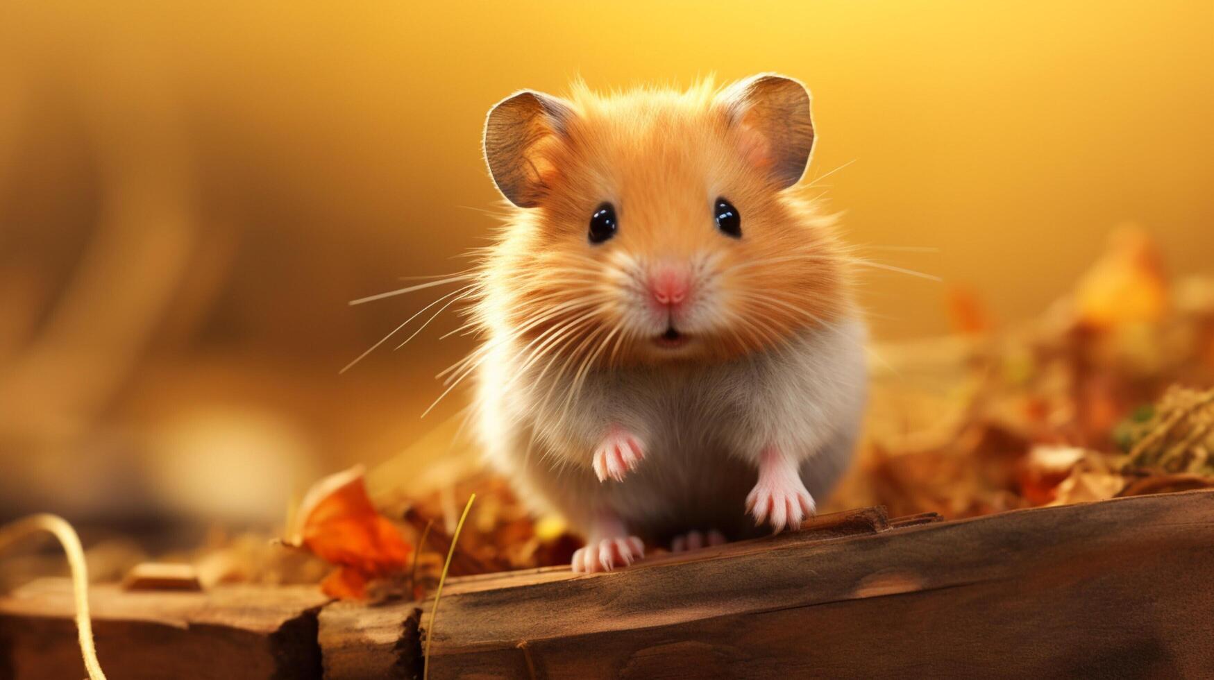 ai genererad hamster hög kvalitet bild foto