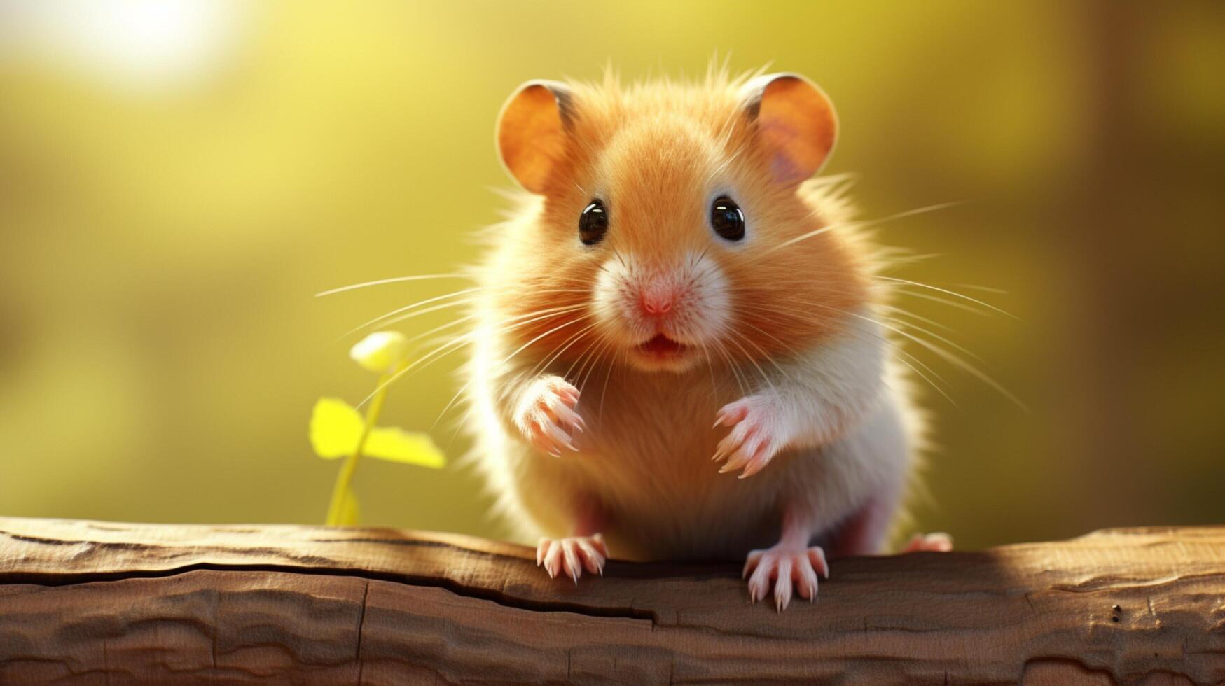 ai genererad hamster hög kvalitet bild foto