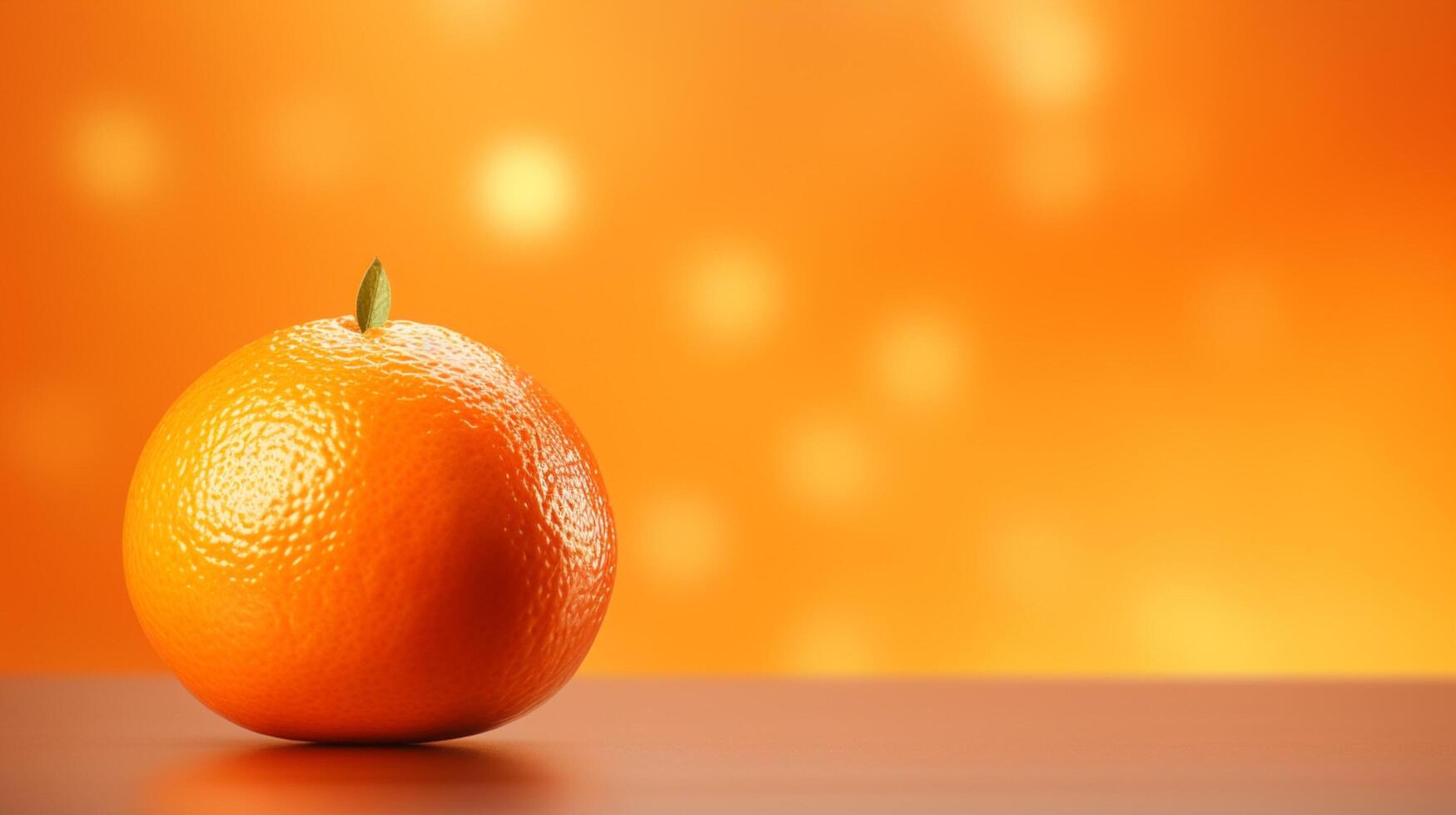 ai genererad orange mjuk bakgrund foto