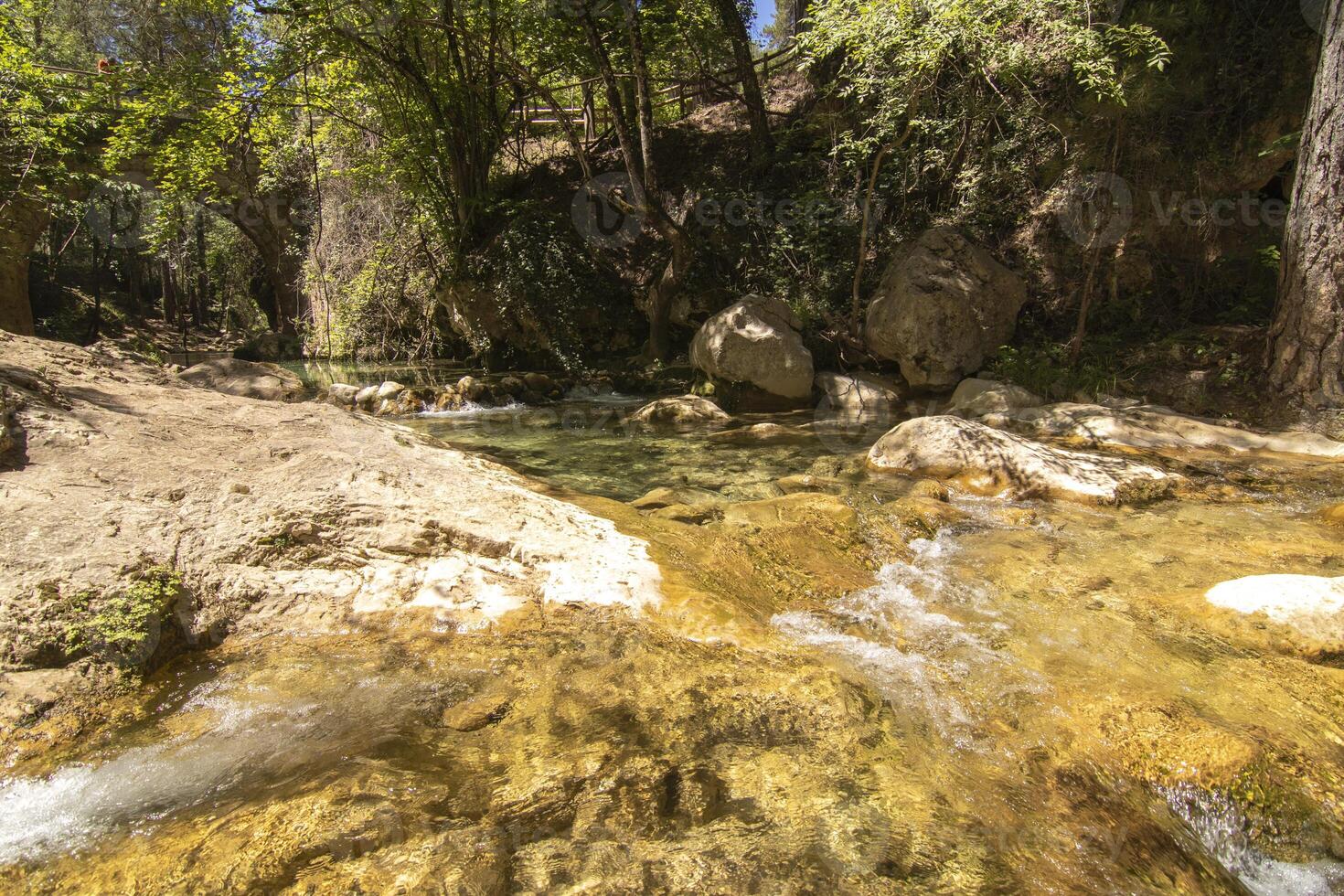 landskap och spår av de skön natur av de sierra de cazorla, jaen, Spanien. natur semester begrepp. foto