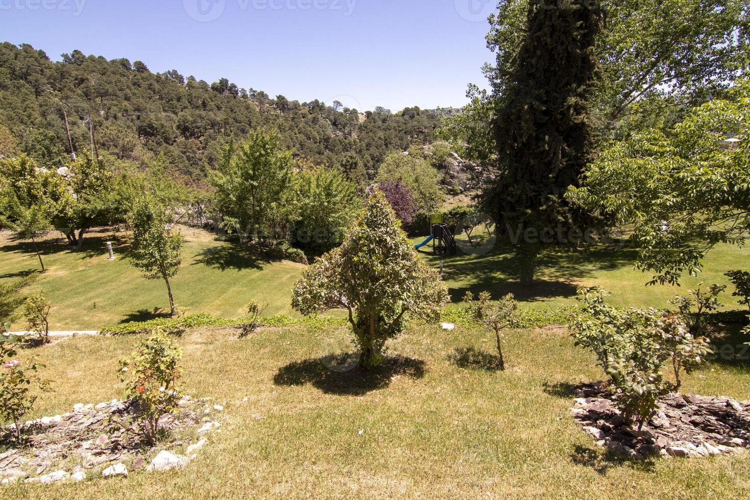 landskap och spår av de skön natur av de sierra de cazorla, jaen, Spanien. natur semester begrepp. foto