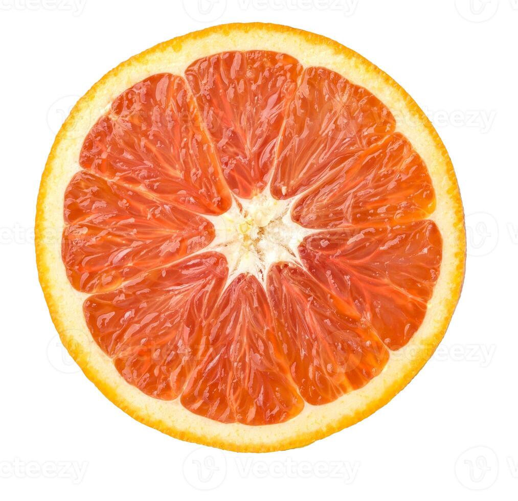 röd orange närbild isolerat foto