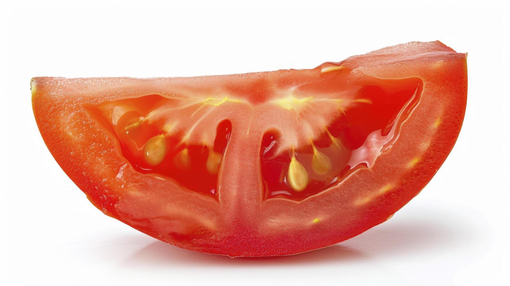 ai genererad tomat skiva foto