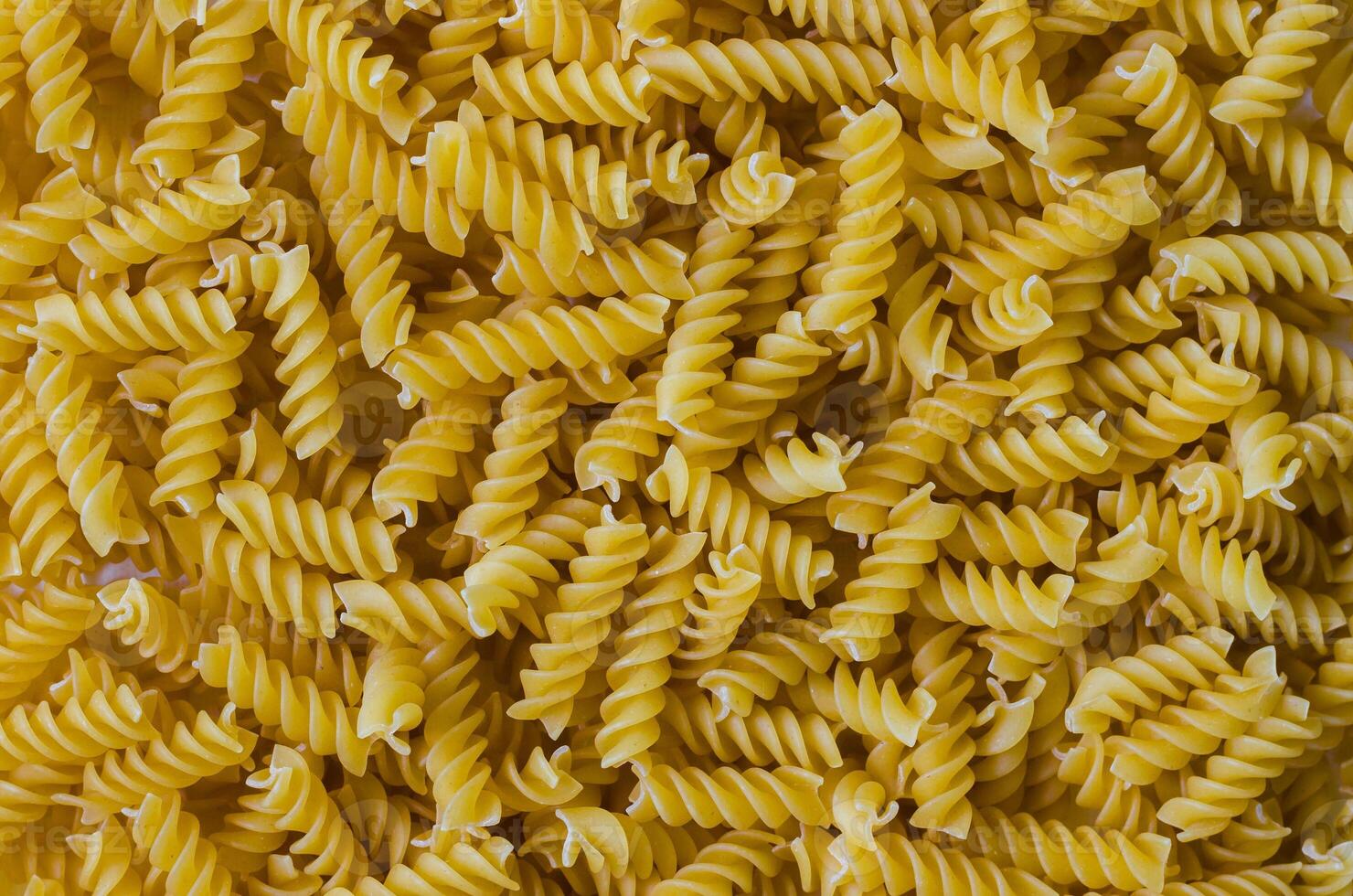 torkades fusilli pasta stänga upp detalj foto