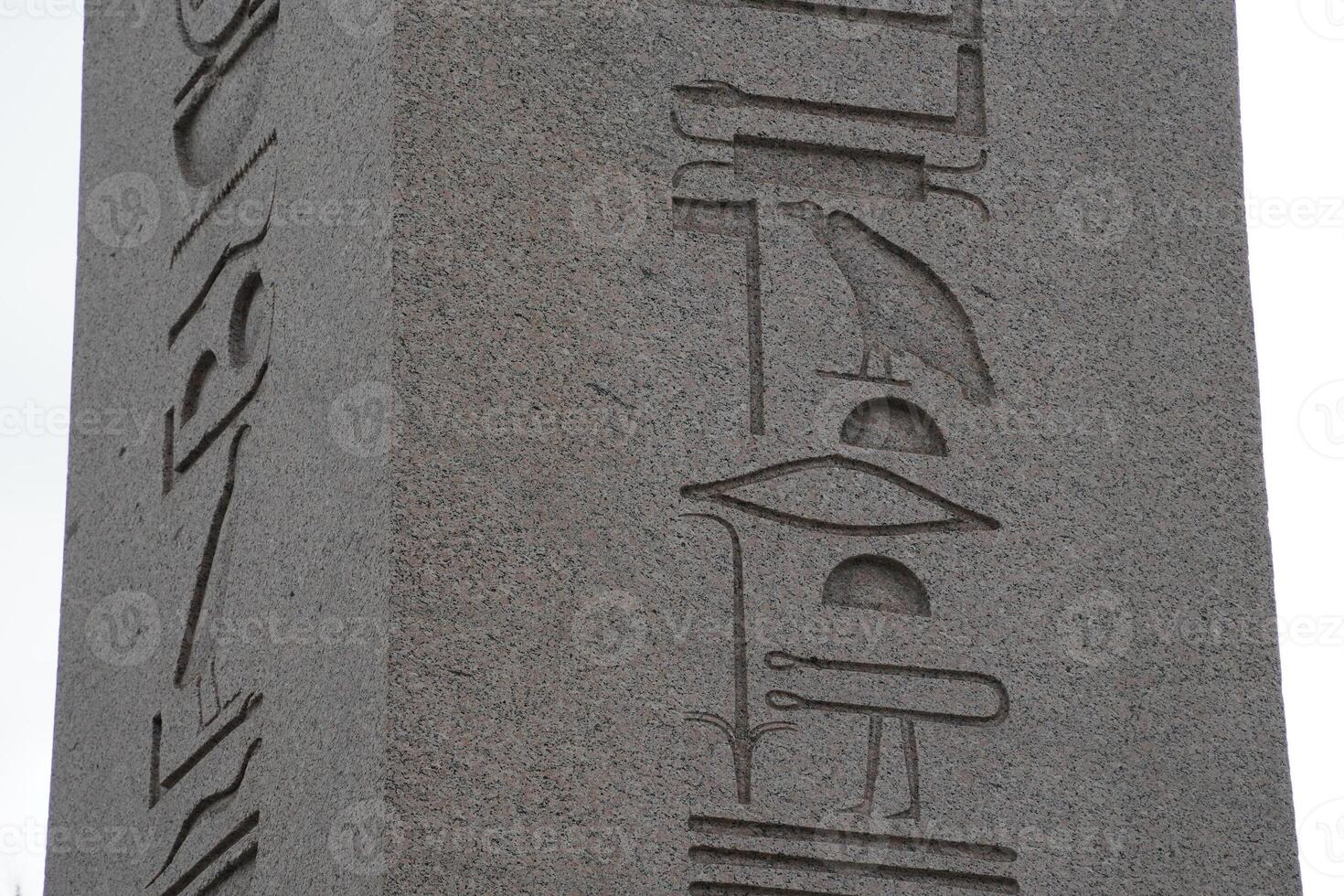 gammal egyptisk obelisk av theodosius på de hippodrom av konstantinopel i isatanbul, Kalkon foto