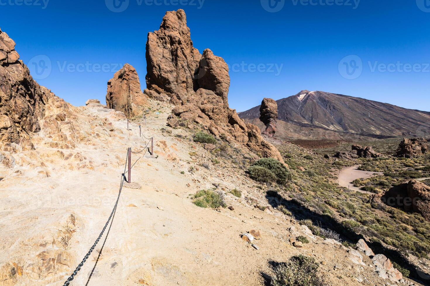 vulkan pico del teide, el teide nationell parkera, teneriffa, kanariefågel öar, Spanien foto