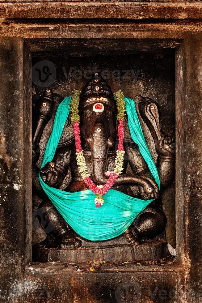 ganesha bild. brihadishwara tempel, tanjore foto