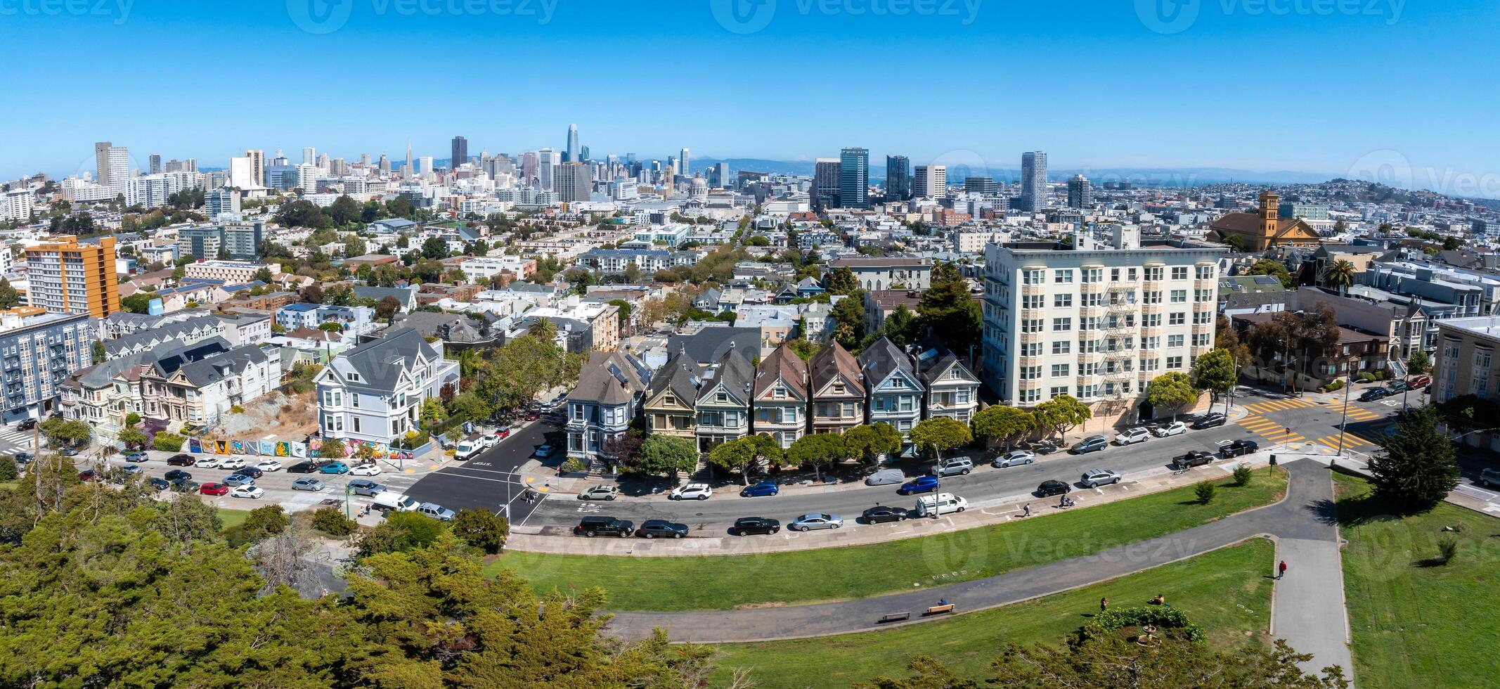 de målad damer av san francisco, Kalifornien, usa. foto