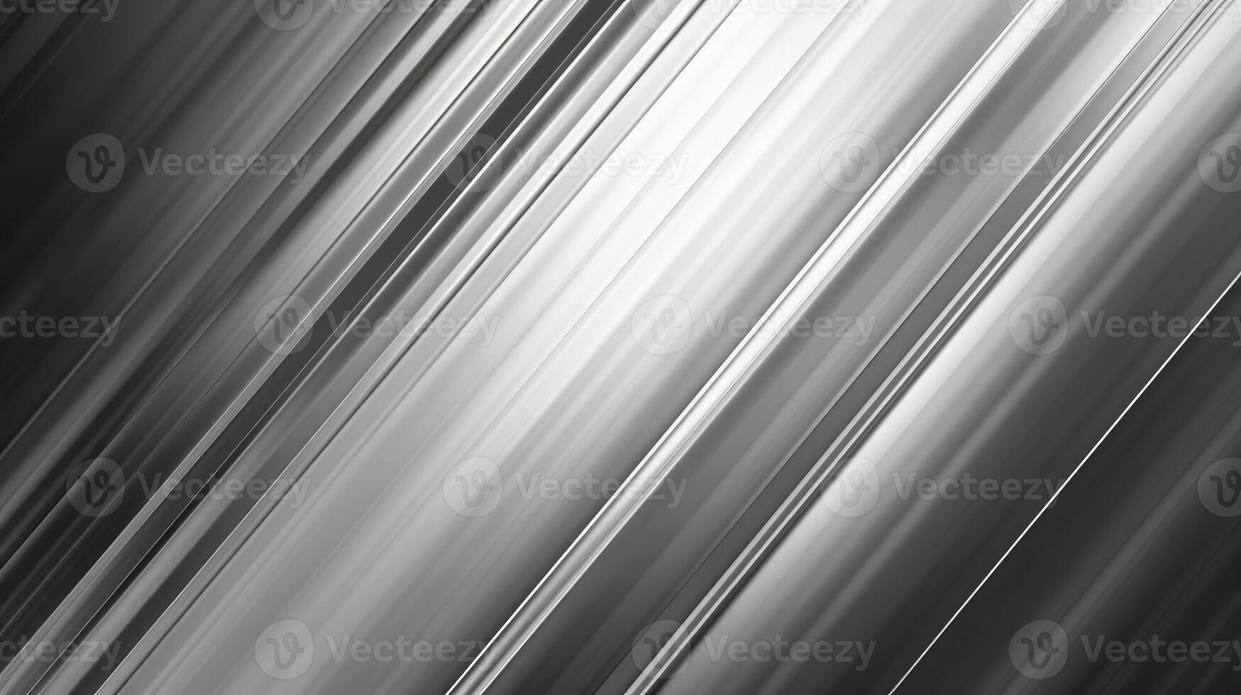 ai genererad abstrakt vit och silver- är ljus mönster grå med de lutning är de med golv vägg metall textur mjuk tech diagonal bakgrund svart mörk rena modern foto