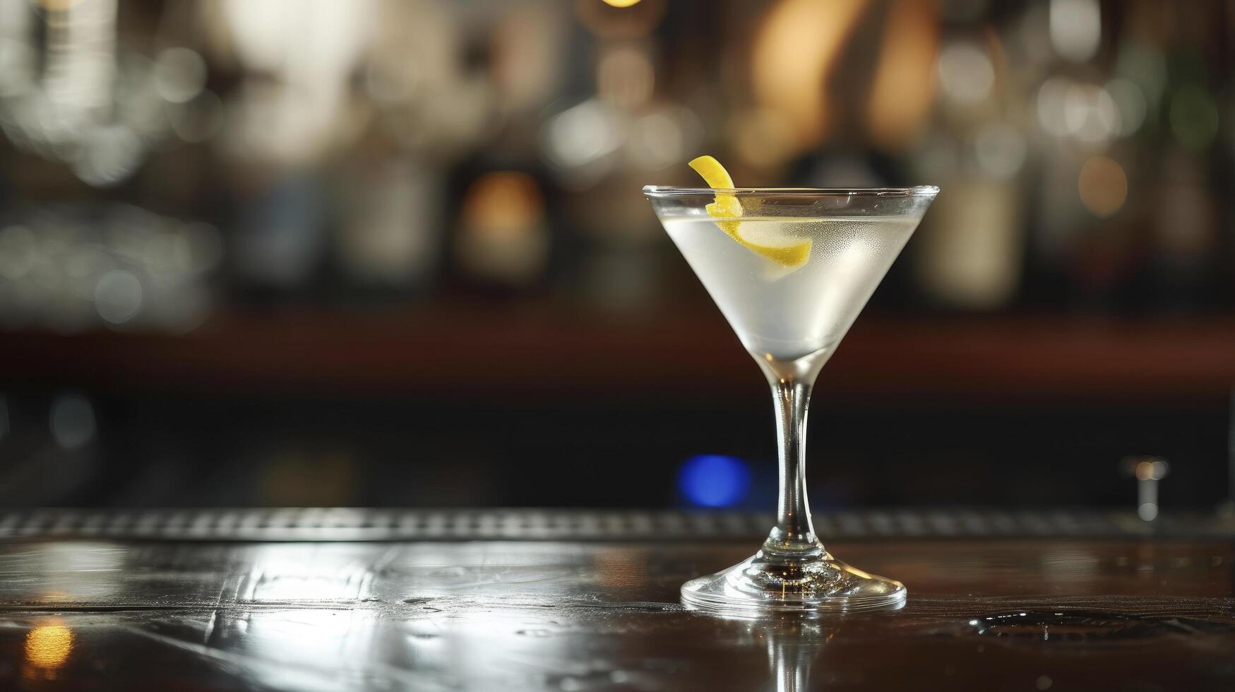 ai genererad vesper Martini cocktail foto