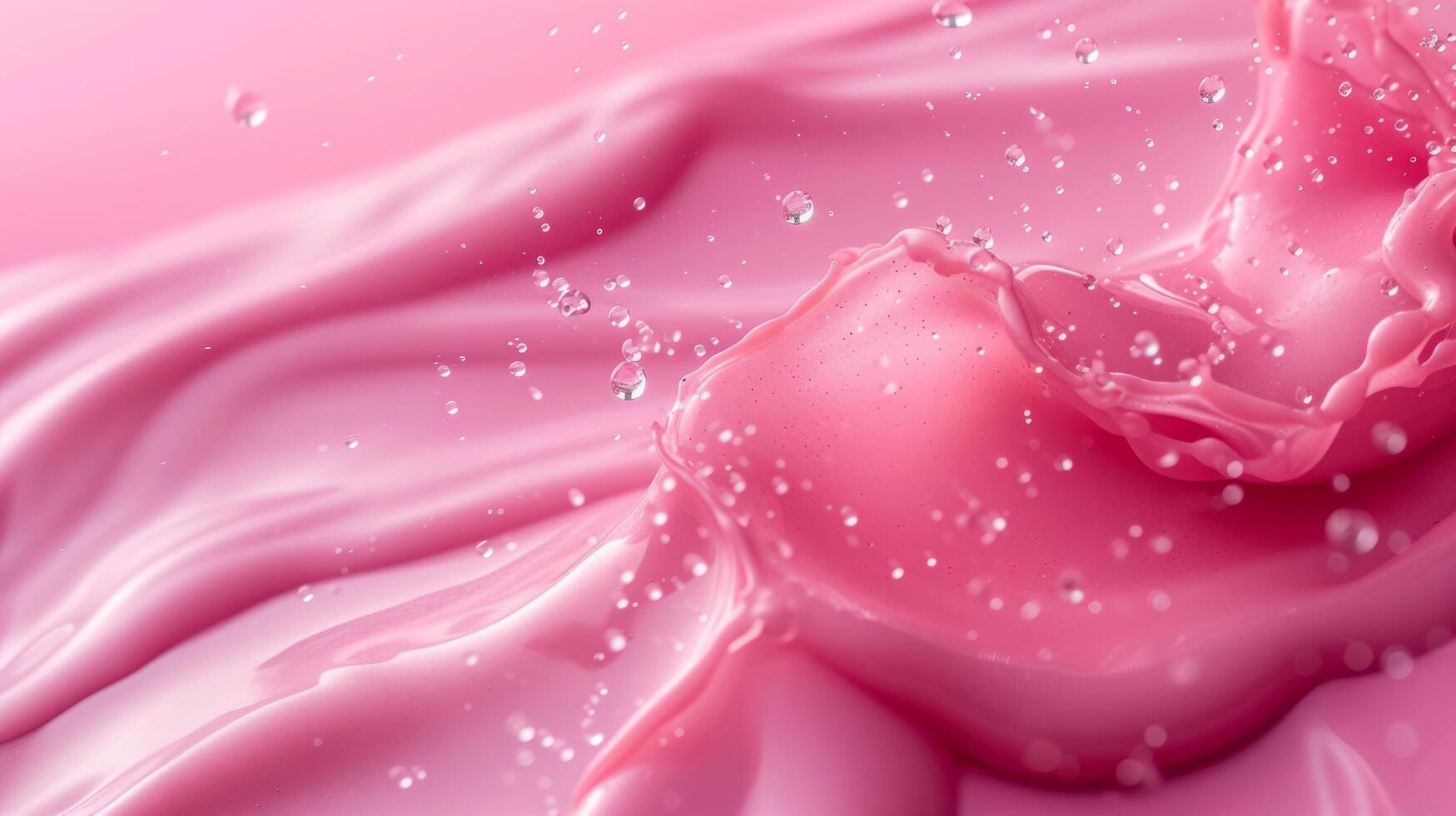 ai genererad skön rosa bakgrund för kosmetika reklam foto