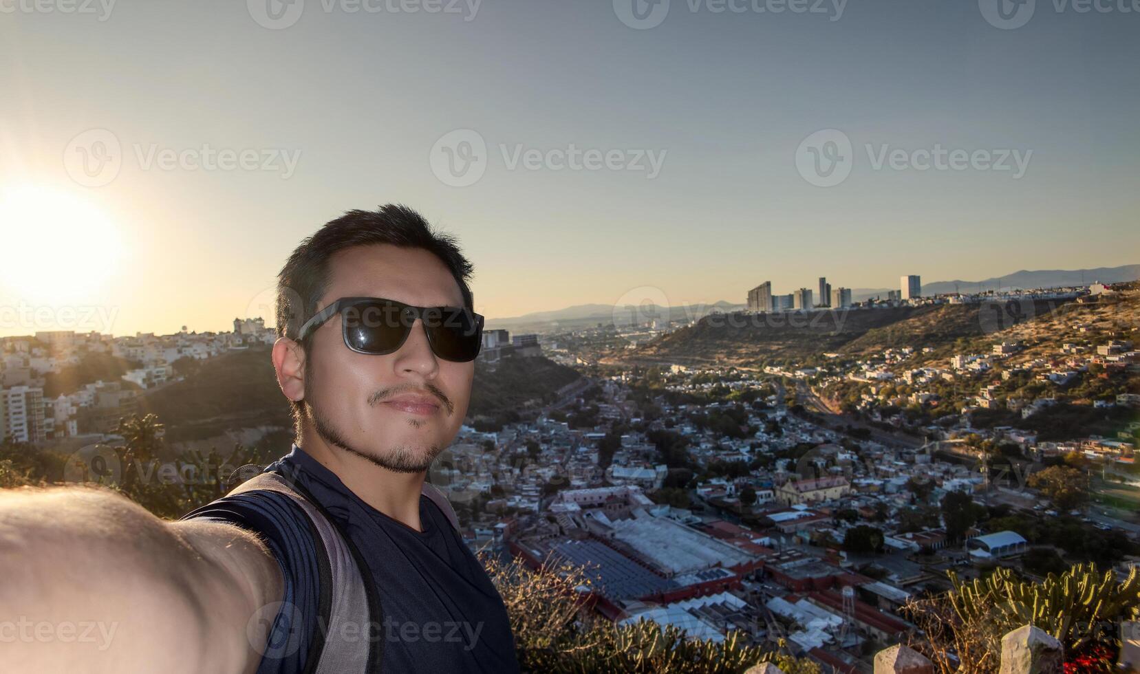 turist selfie i herkules, cp 76069 santiago de queretaro, qro. foto