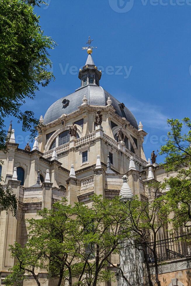 katedral av madrid, Spanien foto