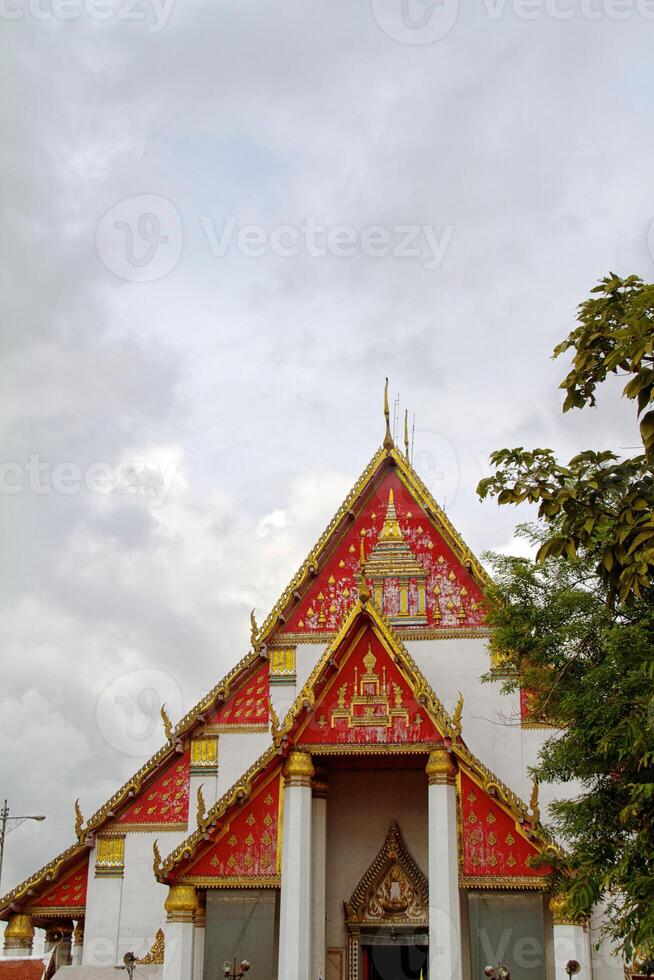 king palace wat mongkolpraphitara i ayutthaya, thailand foto