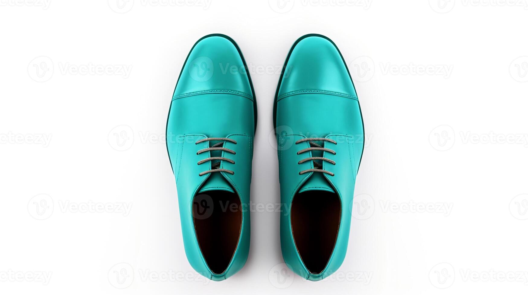 ai genererad kricka oxfords skor isolerat på vit bakgrund med kopia Plats för annons. generativ ai foto