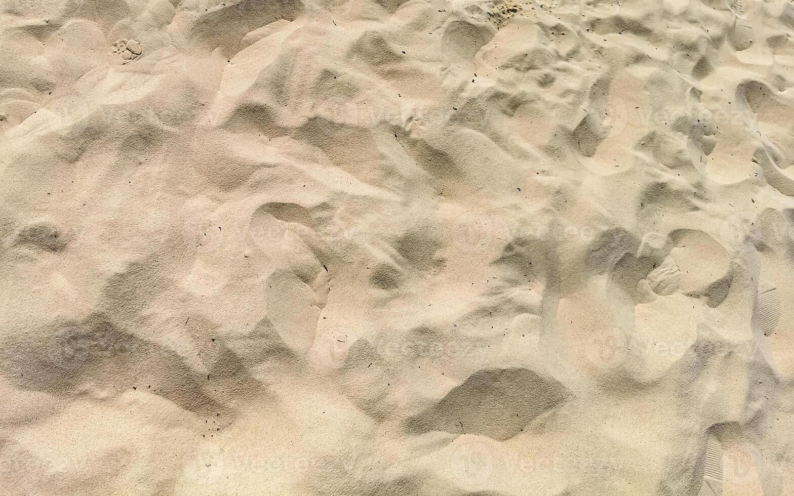 vit karibiska strand sand textur mönster playa del carmen Mexiko. foto