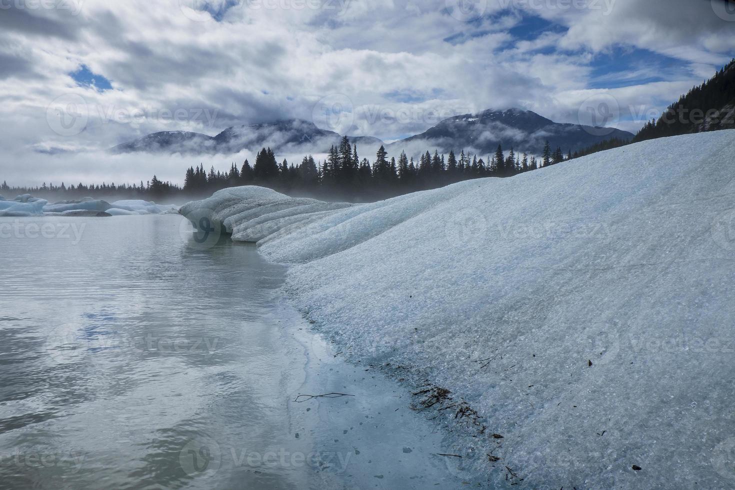 isberg, shakes lake, alaska foto