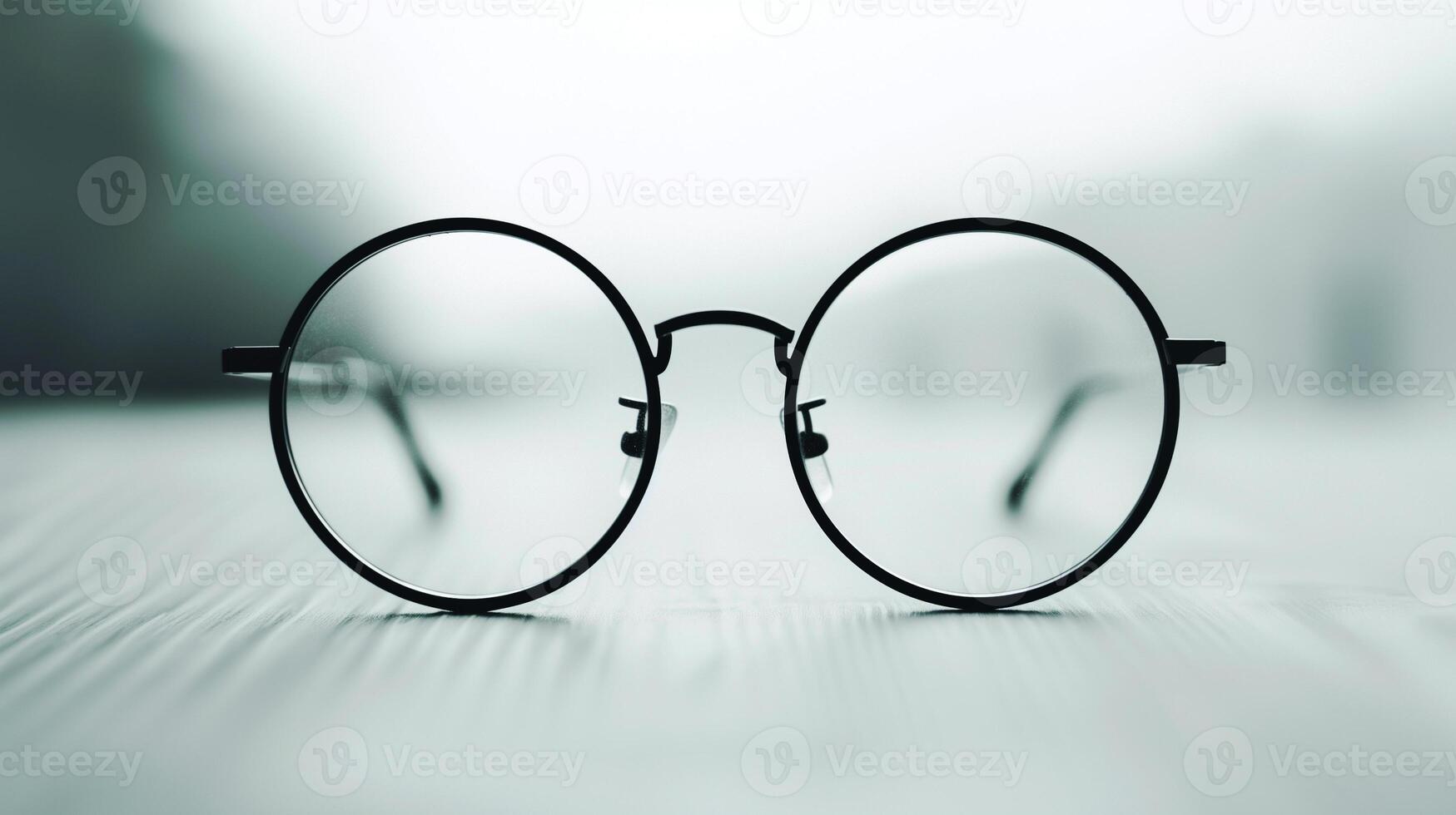 ai genererad glasögon isolerat på bakgrund foto