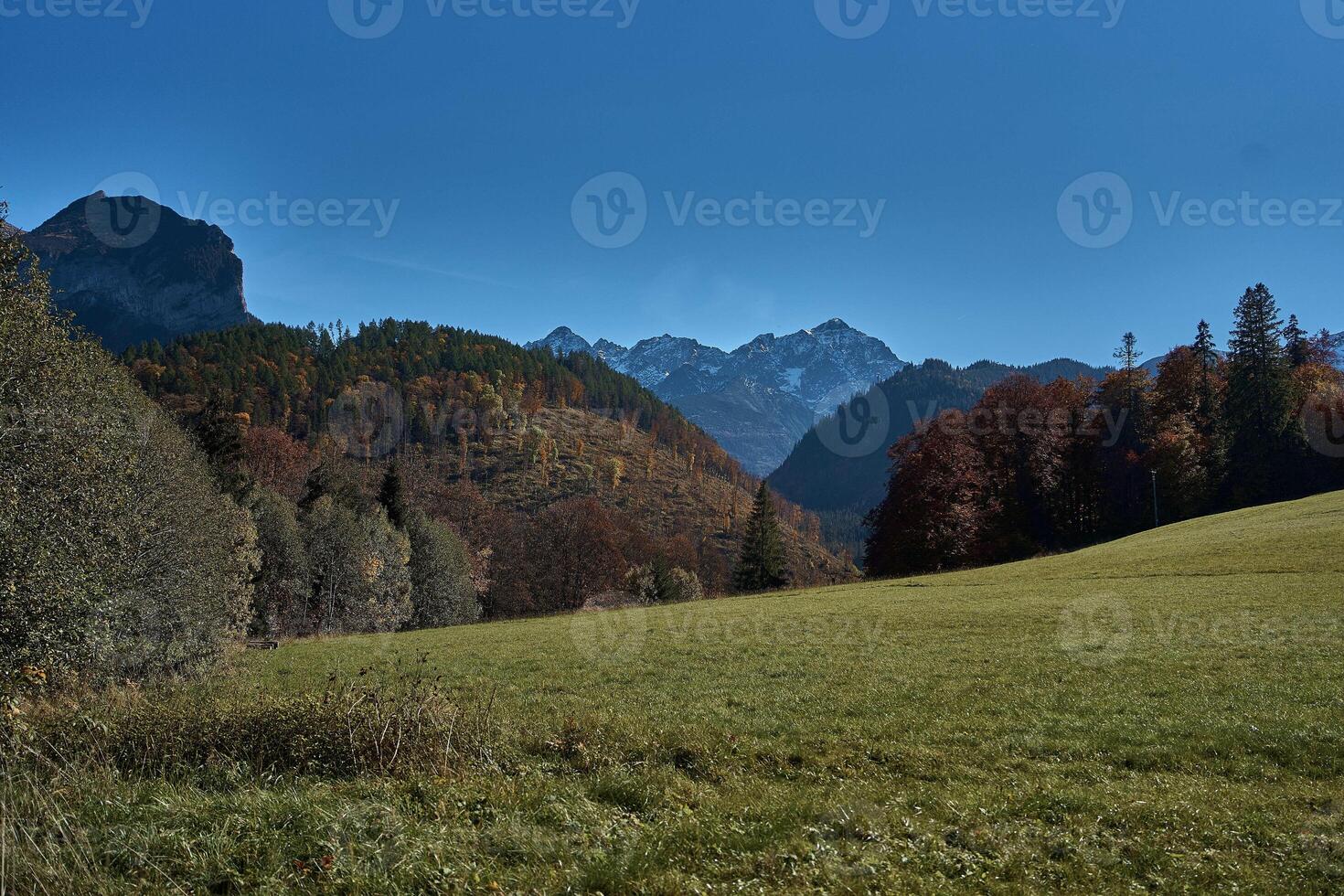 se av de höst bergen i slovakia foto