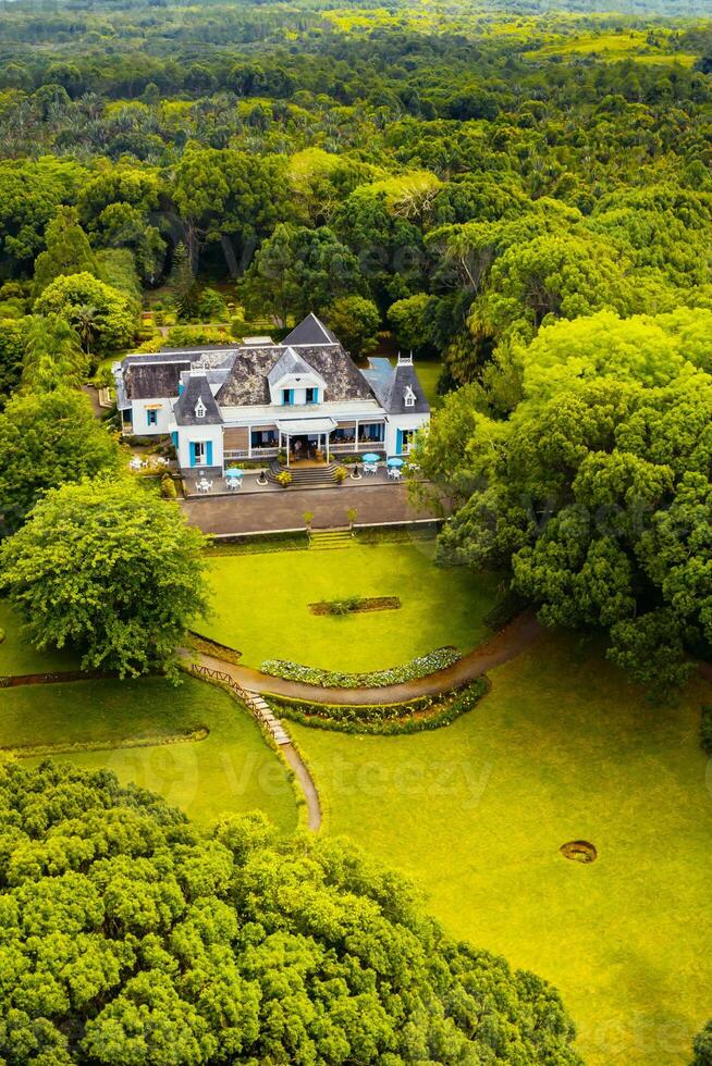 ett gammal kolonialstil hus på de ö av mauritius.museum på de ö av mauritius foto