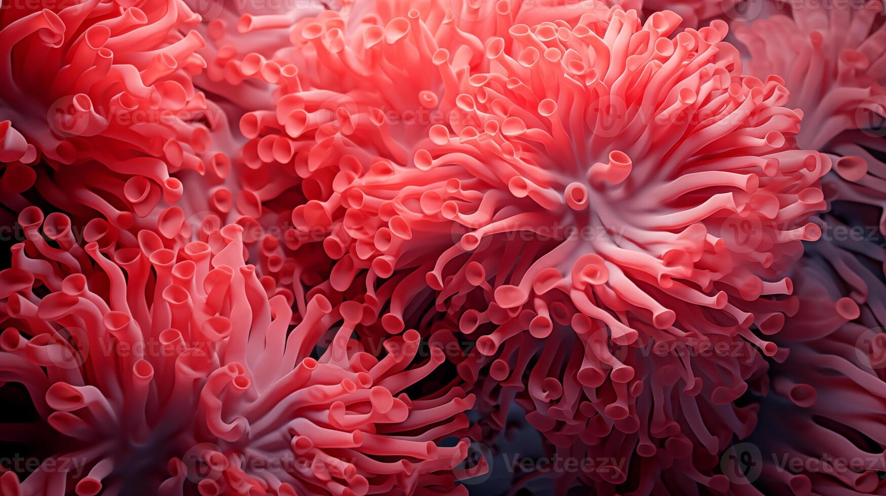 ai genererad korall rev textur bakgrund i hög grad detaljerad. abstrakt marin ekosystem. foto
