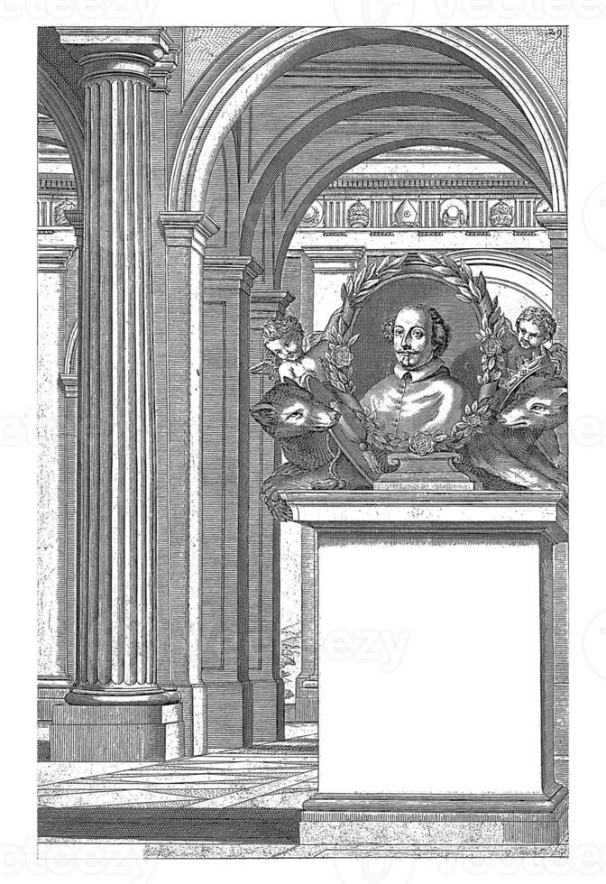 monument till kardinal virginio orsini, anonym, efter filippo gagliardi, 1642 foto