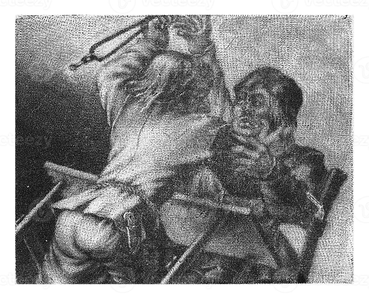 stridande män, jacobus harrewijn, 1690 foto
