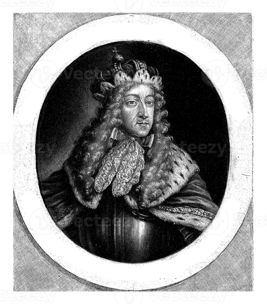 porträtt av maximilian emanuel ii, Jacob gole, 1677 - 1724 foto