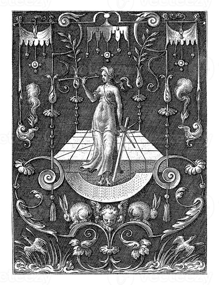 perspektiv, etienne delaune, 1528 - 1583 foto