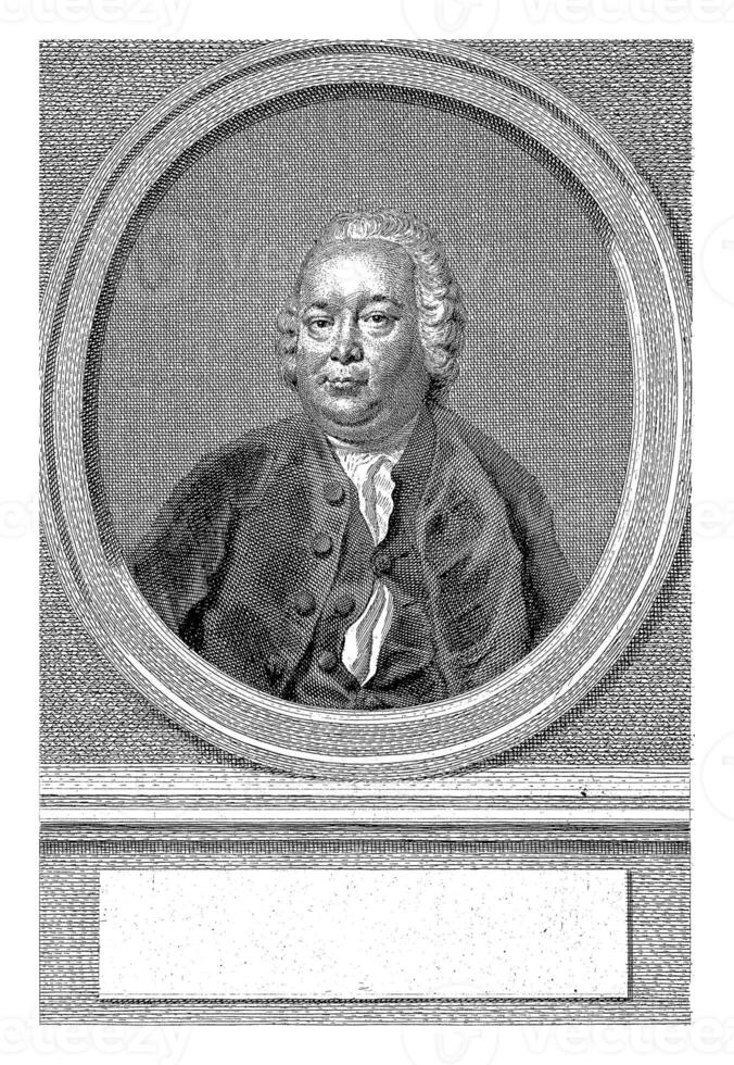 porträtt av jan Jacob hartsinck, Jacob houbraken, efter hendrik Pothoven, 1779 - 1780 foto