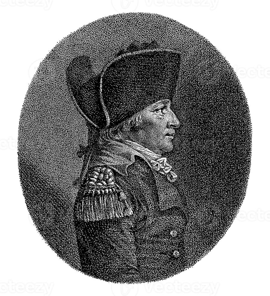 porträtt av fc risbrigh, johann jakob rieter, 1801 - 1823 foto
