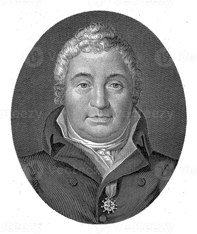 porträtt av ennio quirino visconti, pietro becceni, efter locatelli, 1765 - 1829 foto