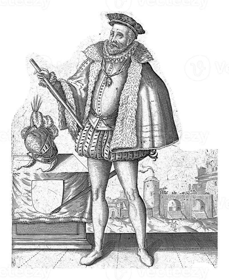 porträtt av don luis de begär y zunega, christoffel skåpbil Sichem jag, 1611 - 1614 foto