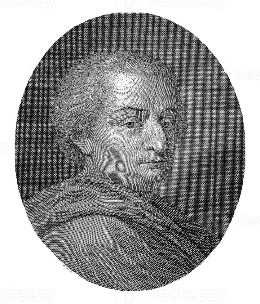porträtt av filosof och politiker cesare beccaria, giuseppe benaglia, efter giuseppe bossi, 1806 - 1830 foto