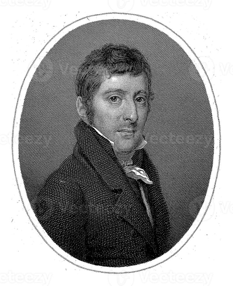 porträtt av Robert hendrik arntzenius, philippus velijn, efter charles howard hodges, 1797 - 1836 foto
